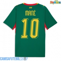Camisa de time de futebol Senegal Sadio Mane #10 Replicas 2º Equipamento Mundo 2026 Manga Curta
